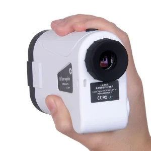 High Precision ODM HR600 Golf Telescope Laser Rangefinder Measures Speed Angle IP54 White Black Factory