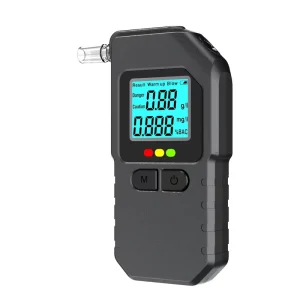 High Precision Portable Breathalyzer Semiconductor Sensor AA Battery Fast Response 10 Seconds LCD Display Alcohol