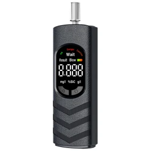 High-Precision Professional Breathalyzer Portable Digital LCD Alcohol Tester Ketone Analysis 0.01%BAC Accuracy