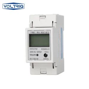 High Precision Single Phase Electric Energy Meter Intelligent Digital Display LCD Frequency Meter