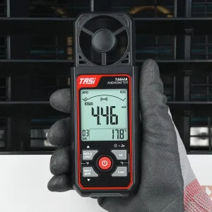 High Precision TA641A Handheld Air Volume Meter Speed Anemometer with LCD Display for Speed Measuring