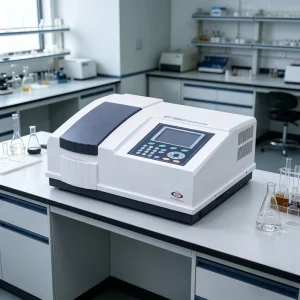 High Precision UV Vis Spectrophotometer 0.05%T Low Stray Light 1.8nm Bandwidth Lab Photometer