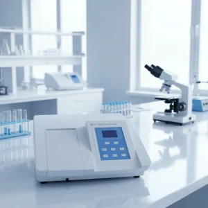 High Precision UV Visible Spectrophotometer Wavelength Resolution 0.1nm Adjust Silicon Photocell 200 1000nm Lab Spectrometer