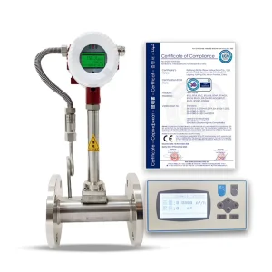 High Precision Vortex Flow Meter Pulse Signal Rs485 Communication Vortex Flowmeter