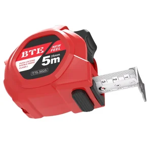 High Precision Wear Resistant Measuring Tape 5m Portable ABS Thickened Black Steel Tape Measure with Logo Custom