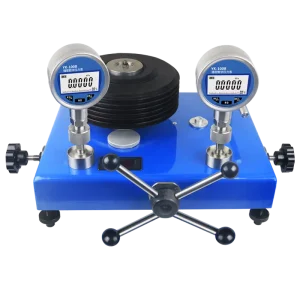 High Precision YS-600 Portable Dead Weight Tester Pressure Calibrator Equipment with Primary Standard and Digital Gauge