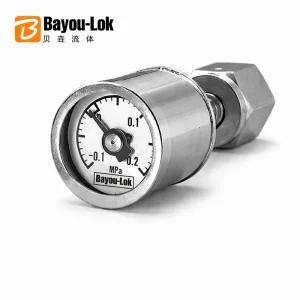 High Purity Mini Diaphragm Pressure Gauge Gas Pressure Regulator Sanitary Diaphragm Valve