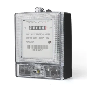 High Quality DDS Single Phase KWh Meter 220V 40A DIN Rail Energy Monitor for Building Power Consumption Monitoring System
