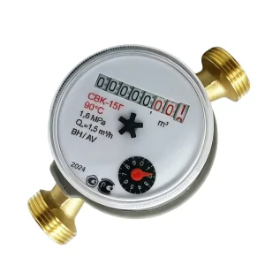 High Quality Household Water Meter Single Jet DN20 Single Jet Water Meter IP65 Mechanical Brass Water Meter