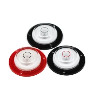 High Quality Industrial Grade Round Acrylic Bubble Spirit Level with +/-10mm Accuracy