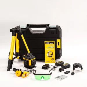High Quality Portable Rotary Laser Level Self Leveling Kit Cross Line Green Beam Digital Laser Level 360 Laser Level with Tripod