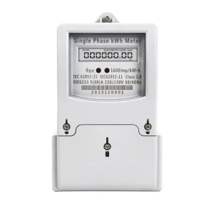 High Quality Safety 220V Electricity Smart Kwh Meter Single Phase Energy Meter