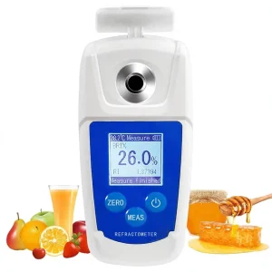 High Range 0-93% Digital Brix Refractometer for Honey Maple Syrup Sugary Drinks Fruit