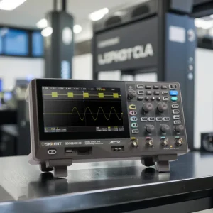 High Resolution 12-Bit LCD DSO Oscilloscope SDS814X HD 200MHz 100MHz 4 Channels 25Mpts/ch 500kWFMs/s