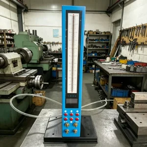 High Resolution 2 Channel Column Pneumatic Gauge Inner Outer Circle Measuring Tool