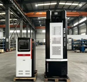 High Rigid Frame Electro Hydraulic Servo Material Testing Machine Support Tensile Shear Bend Test Meet ISO ASTM GB Standards