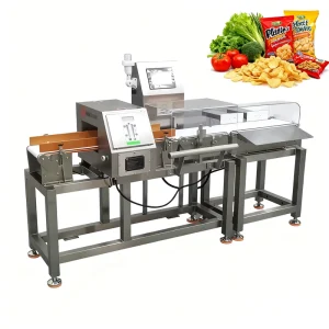 High Sensitivity Metal Detector Checkweigher for Vegetables Snack Food Industry Combo Inspection System