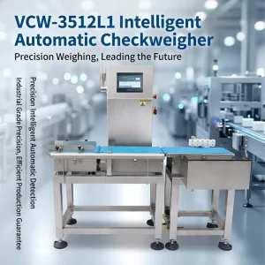 High Speed Roller Conveyor Checkweigher 0.01g Accuracy Touch Screen OEM Customizable Scale for Fast Production Lines
