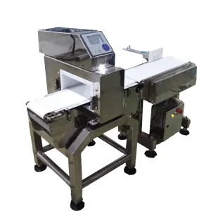 High Stability Anti Aluminum Foil Metal Detector Conveyor Type for Potato Chips Biscuit Food Metal Foreign Body Check