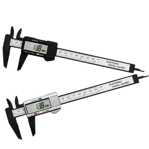 High Strength 0-150mm Digital Display Vernier Caliper 0.1mm Resolution 6-Month Warranty OEM ABS Plastic