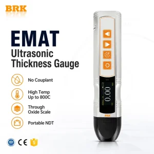 High Temp High Accuracy Ultrasonic Thickness Gauge with EMAT Probe for Metal Corrosion Monitoring
