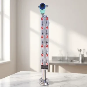 High Temp High Pressure Side Mounted Magnetic Level Gauge UHZ 519 High Low Alarm Flip Plate Indicator
