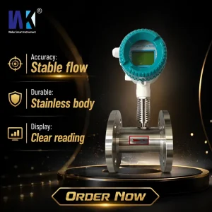 High Temperature 0~120℃ 4-20mA Hart Liquid Water Mini Micro Flow Meter Stainless Steel 1 Inch 4inch Water Turbine Flowmeter