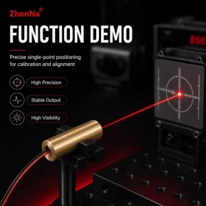 High Visibility 532nm Green Laser Diode Module QCL Driver 3-3.7V Single Point DIY Calibration Display Industrial Grade