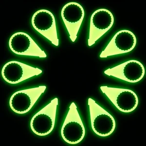 High Visibility Loose Lug Nut Indicators 32mm 33mm Fluorescent Safety Tags for Quick Visual Wheel Nut Checks Wheel Nut Indicator