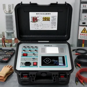 High Voltage Circuit Breaker Analyzer 12 Channels 3 Phase Switch Mechanical Characteristic Test Equipment