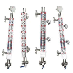 High and Low Level Alarm Magnetic Flap Liquid Level Meter