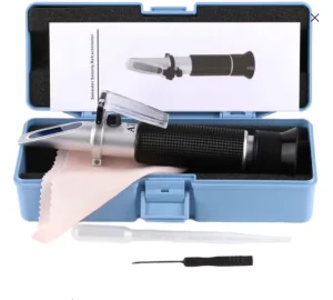 High-precision Abbe Digital Refractometer with 0.1% Accuracy and 0-32% Brix Range for Precise Pharmaceutical Measurements