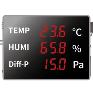 High-precision Measuring Instruments with Big LED Display to Determine Differential Pressure