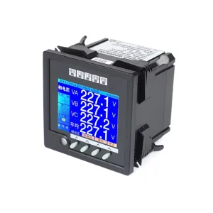 High precision Multi function Digital Power Meter Intelligent 3 Phase Energy Meter Panel Instrument LCD Kilowatt hour Meter
