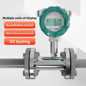 High-precision Turbine Flowmeter for Liquid Measurement Pure Water Oil Digital Display Flow Control Calibration
