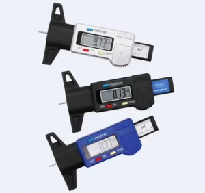 High-precision digital display tire pattern depth gauge car tire wear detection Electronic vernier caliper