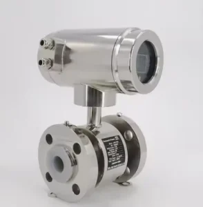 High-pressure Digital Stainless Steel Electromagnetic Flowmeter OEM High Accuracy Flange Connectivity for Liquid Water Fluid