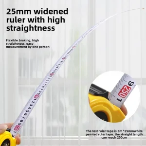 High quality 5 meter Drop resistant Abrasion proof Self winding Steel Pocket Tape Measure Measuring Tape