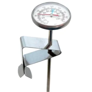 High-quality Dial Thermometer 1°C Accuracy Bimetal Temperature Gauge Stainless Steel for Kitchen and Coffee