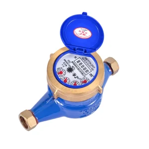 High quality Water Meter Featuring a Copper Cover and Copper Nut Is a Rotary Threaded Mechanical Cold Water Meter
