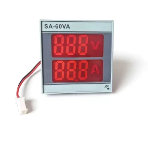 Highly Accurate LED Digital Display Meter SA-60 AC24-500V Voltage Meter 0-100A