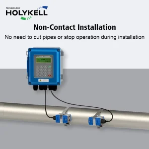 Holykell Clamp on Ultrasonic Water Pipe Flow Meter Sensor 1200mm