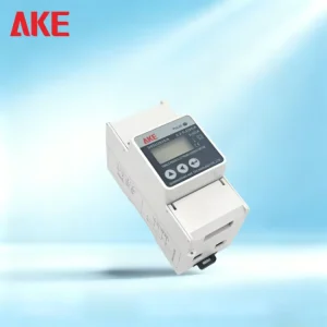 Home Office Electric Energy Monitor Single Phase DIN Rail Meter LCD Class 0.5 Accuracy 80A Max Current Real Time Data Via RS485