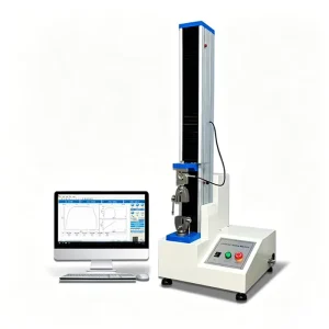 Hong Jin Single Column Computer Automatic Electronic Rubber Universal Material Tensile Testing Machine Tensile Strength Tester