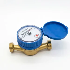 Horizontal Single Jet Dry Type Cardboard Box China Brass Water Meter