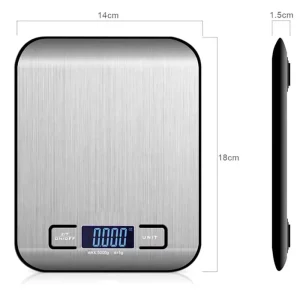 Household Multi Functional Weighing Balance Electronic Stainless Steel Digital Kitchen Scale