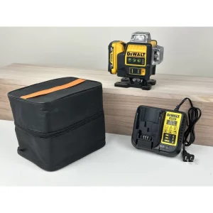 Household Renovation 360° Green Self Leveling Laser Level with Battery Charger Carry Bag Tile Installation Work Laser Level Kit
