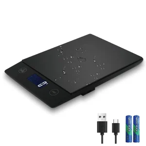 Household Tempered Glass Rechargeable Weighing Digital Keukenweegschaal Nutrition Food Scale Kitchen Scale