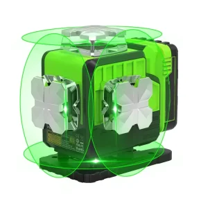 Huepar P04CG Laser Level 4D Digital 16 Green Lines 360 Rotary Self Leveling With Manual Mode