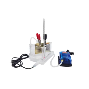 Hull Cell Thermostatic Control Type Tank 267ml Plating Testing Equipment With Heating Resistance 220V 50W